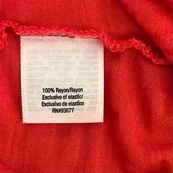 A.N.A. Coral Banded Bottom Braid Strap Scoop Neck Short Sleeve Rayon Top Size 1X - Picture 12 of 14